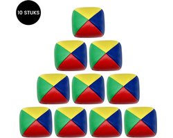 Purepeak Jongleerballen Set 10 Stuks - Ø 6.5 cm - Gekleurd - Beginner - Professioneel — cadeau in Spellen & Speelgoed