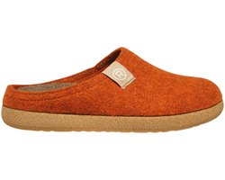 Rohde 6440 78 Pantoffels open Sloffen Roest Vilt Dames - Roest Bruin - 39 — cadeau in Mode & Accessoires
