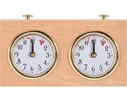 Professionele Digitale Schaaktimer - Draagbare Houten Schaakklok voor Precisie Timing — cadeau in Spellen & Speelgoed