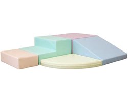 IGLU - Soft Play Foam Block Set - Corner Climber - Licht Pastel — cadeau in Spellen & Speelgoed