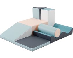 IGLU - Soft Play - Foam blokken set - 7 delig - pastelkleuren — cadeau in Spellen & Speelgoed