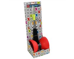 Diabolo rood met aluminium stokken - 105 mm doorsnede — cadeau in Spellen & Speelgoed