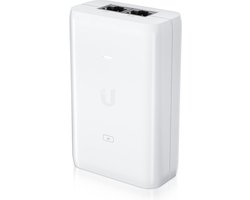 Ubiquiti U-POE-AT | PoE+ Injector (802.3at) | 30W | Gigabit Ethernet | PoE (met Adapter) — cadeau in Cadeau-ideeën