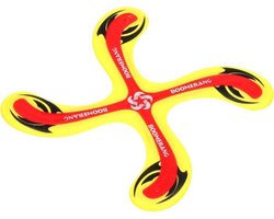 Johntoy Outdoor Fun Boomerang Geel 25 Cm — cadeau in Spellen & Speelgoed