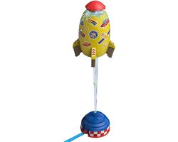 Waterraket Tuin - Watersproeier Kinderen - Buiten Spelen - 360 Graden Draaibaar - 38.8 x 25.1 x 19.7 cm - Multicolor — cadeau in Spellen & Speelgoed