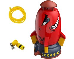 Waterraket Sprinkler - Buitenspeelgoed Raket - Zomerse Afkoeling - 360 Graden Spuitbeeld - 38.8 x 25.1 x 19.7 cm - Multicolor — cadeau in Spellen & Speelgoed