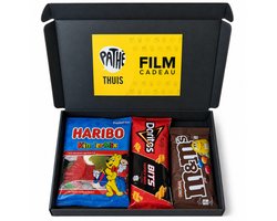 Filmpakket Small Brievenbus Cadeau – NietMokken® Filmpakket – Pathé Thuis Film Cadeaukaart €5,99 – Haribo, Doritos & M&M’s – Filmavond Cadeau – Kado voor hem of haar — cadeau in Eten & Drinken