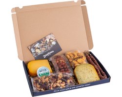 Zuivelhoeve Borrel Hollands Brievenbuspakket Borrelpakket cadeau - Borrelbox voor thuis - Snackpakket - Cadeaupakketten eten & drinken - Alles voor de Borrelplank - Altijd vers - Proef & Geniet — cadeau in Eten & Drinken