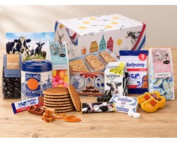 Holland pakket - Koe en Klomp - Oud Hollands snoep - Stroopwafels - Speculaas - Hollandse souvenirs - Drop - Snoep pakket - Chocola - Hollandse cadeautjes — cadeau in Eten & Drinken