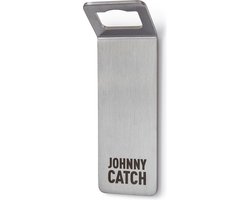 Höfats Johnny Catch - Opener - Magneet - RVS - 13x4x3 cm - Geborsteld roestvrij staal - Muur — cadeau in Kookcadeaus