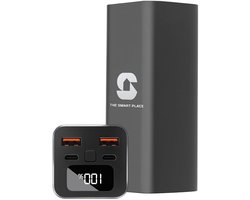 The Smart Place® Laptop Powerbank 20.000 mAh – 100 W USB-C & USB-A – Snelladen & Draagbaar – Zwart - Universeel Noodpakket — cadeau in Gadgets