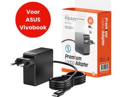 65W USB-C Laptop oplader voor ASUS VivoBook – Alle modellen vanaf 2018 – Kabel + Adapter — cadeau in Cadeau-ideeën