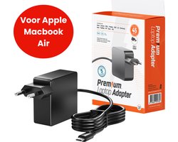 45W USB-C Laptop oplader voor Apple MacBook Air - Alle modellen vanaf 2018 - Kabel + Adapter — cadeau in Cadeau-ideeën