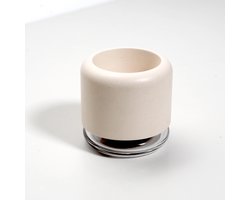 Handgemaakte zelfwaterende plantenpot - bloempot met waterreservoir | Pikaplant Geo h2o | keramiek/glas — cadeau in Wonen & Interieur