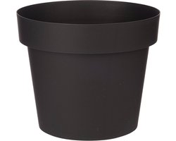 Zelfwatergevende bloempot van kunststof, antraciet — cadeau in Cadeau-ideeën