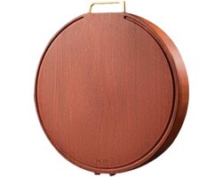 Houten Snijplank - Hakblok Tafel - Keukenwerkzaamheden - Gepersonaliseerd Cadeau - 36x36cm — cadeau in Cadeau-ideeën