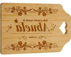 Houten Snijplank voor Grootmoeder, Gepersonaliseerd Cadeau voor Verjaardag, Moederdag of Kerst, Duurzaam en Uniek Geschenk — cadeau in Kookcadeaus