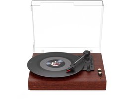 Rolu Platenspeler – Platenspeler Bluetooth – Platenspeler Met Speakers – Koffer – AUX – RCA – Retro – Bruin — cadeau in Games, Films & Muziek