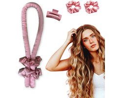 Beyeza Heatless Curls - Haarrollers - incl. Haarelastiekjes en Haarklem - Krulspelden - Krullen Zonder Hitte - Haarkruller - Complete Set — cadeau in Verzorging