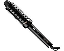 Revamp Keramische Krulborstel 40 mm - Fohnborstel met Ionentechnologie - Warmteborstel - Thermal Brush - Lichtgewicht - Blowout Brush - 3 Meter Salonkabel - Voor Krullen, Golven en Volume - Hitte Borstel - BR1400 - Zwart — cadeau in Verzorging