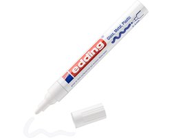 edding 750 lakmarker wit - 2-4mm - met een hoge weerstand tegen hitte en blootstelling aan licht - o.a. geschikt voor permanent markeren/versieren/tekenen op glas, metaal, plastic en gecoat papier — cadeau in Cadeau-ideeën