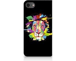 iPhone 7 | 8 | SE (2020) | SE (2022) Magnet Case Lion Color — cadeau in Cadeau-ideeën