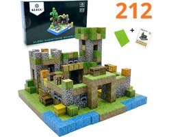 Magnetisch speelgoed – magnetisch bouwspeelgoed 212 stuks – magnetische bouwstenen - magnetische blokken - montessori speelgoed – magneten speelgoed - Boerderij — cadeau in Spellen & Speelgoed