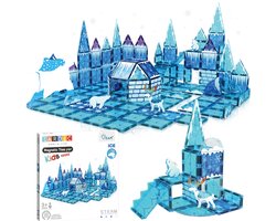 Lardic - Magnetisch Speelgoed Frozen Ice Set - Magnetic Tiles - Bouwspeelgoed - Bouwblokken - Magneten Speelgoed - Magnetische Tegels - Magna - Bouwstenen - Montessori Speelgoed - Mind Educatief Constructie Speelgoed — cadeau in Spellen & Speelgoed