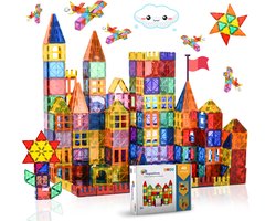 Magnetic Tiles - Magnetisch Speelgoed - 40 stuks - Constructie speelgoed - Magnetische tegels - Speelgoed 3-12 jaar — cadeau in Spellen & Speelgoed