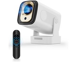 Mini Beamer - 4K ondersteuning - mini projector - draagbare beamer - projector / beamer - Geïntegreerd Android 12.0 systeem - Screen mirroring smartphone - Home cinema — cadeau in Elektronica