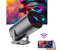 Mini beamer inclusief 84inch scherm - Mini projector - Mini beamer smartphone - Mini beamer met wifi en bluetooth. — cadeau in Elektronica
