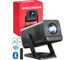 STOBE® Mini Cinema - Draagbare Mini beamer - Alles in één TV beamer - Mini projector geschikt voor smartphone Iphone en Andoid - 4K support - Ultra HD - WIFI - Bluetooth — cadeau in Elektronica