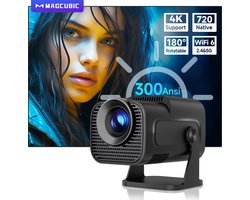 Cahaya - Hy320 mini beamer - vernieuwd model - Mini Beamer - mini projector - draagbare beamer - projector / beamer - Geïntegreerd Android 12.0 systeem - Screen mirroring smartphone - Home cinema — cadeau in Elektronica