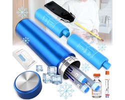 Insuline Koeltas - Diabetes Tas - TENZHVXI® - Capaciteit voor 2-3 pennen - Inclusief 2 koelelementen - Met thermometer en beschermhoezen voor insulinepennen - Geschikt voor vliegreizen, herbruikbaar en geïsoleerd - Blauw — cadeau in Cadeau-ideeën