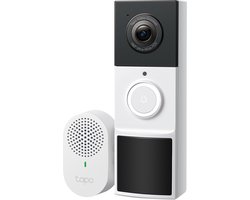 Tapo D210 Draadloze video deurbel op batterij - Inclusief chime/gong - 2K Video - Zonder Abonnement - IP65 - Slimme deurbel — cadeau in Elektronica