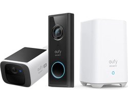 eufy Security - Wireless Video Doorbell 2K + eufy security S220 SoloCam - On-Device AI for Human Detection - Solar Security Camera - Wireless Outdoor Camera - Forever Power — cadeau in Elektronica