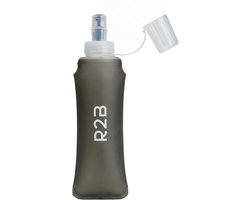 R2B Soft Flask 500 ML - Drinkfles Hardlopen - Opvouwbare Waterfles - Flexibele Drinkfles - Bidon/Drinkzak - Antraciet — cadeau in Sport & Outdoor
