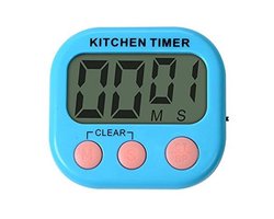 Kitchen Timer - Digitale Kookwekker met Groot Display en Magneet Blauw — cadeau in Kookcadeaus