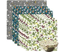 Set van 9 Herbruikbare Bijenwasdoeken - Biologische Bijenwas Doeken - Bijenwas doek - Beeswax wraps - Herbruikbare Voedselverpakking van Biologisch Katoen - Plasticvrije Opslag voor Brood, Kaas & Groenten - 3 Pack Combinatie S/M/L — cadeau in Kookcadeaus