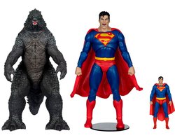 McFarlane Toys DC Justice League Monsterverse DC Multiverse Action Figuur 2-Pack Superman Vs. Godzilla 30 cm Action Figuur — cadeau in Spellen & Speelgoed