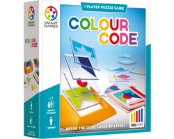 SmartGames Colour Code - Logisch Denkspel - 100 Educatieve Vormen- & Kleurenuitdagingen - Solospel voor Kinderen & Volwassenen - Vanaf 5 Jaar — cadeau in Spellen & Speelgoed