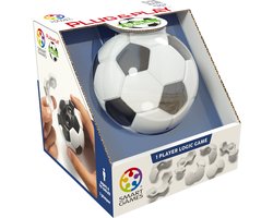 SmartGames Plug & Play Ball - 3D Voetbal Puzzel & Fidget Toy - Compact Logisch Denkspel - Breinbreker voor Voetbalfans - Vanaf 6 Jaar — cadeau in Spellen & Speelgoed