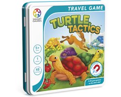 SmartGames Turtle Tactics - Magnetisch Logisch Denkspel - 48 Educatieve Haas & Schildpad Uitdagingen - Compact Reisspel & Solospel - Vanaf 5 Jaar — cadeau in Spellen & Speelgoed