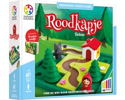 SmartGames Roodkapje - Logisch Denkspel voor Kleuters & Kinderen - 48 Betoverende Opdrachten - Met Roodkapje Prentenboek - Educatief Solospel - Vanaf 4 jaar — cadeau in Spellen & Speelgoed