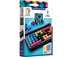 SmartGames IQ Fit - Logisch Denkspel & Reispuzzel - 120 Opdrachten met 3D Puzzelstukken - Educatief Solospel voor Kinderen en Volwassenen - Vanaf 6 Jaar — cadeau in Spellen & Speelgoed