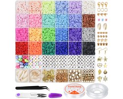 YONO Kralen Set Kinderen 6000-delig - Knutselen Meisjes - Sieraden Maken Pakket - Kettingen - Armbanden - Oorbellen - Knutselpakket XL — cadeau in Spellen & Speelgoed
