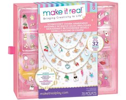 Make it Real - DIY 'Betoverende Bedels' Sieradenset - Maak 4 unieke kettingen — cadeau in Spellen & Speelgoed