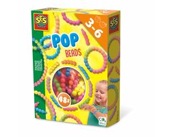 SES Creative – Pop Beads – 48 stuks – Sensorisch Speelgoed – Kettingen en Armbandjes Maken – Makkelijk in Elkaar te Klikken – Sieraden Knutselset vanaf 3 jaar — cadeau in Spellen & Speelgoed