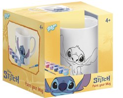 Disney Stitch inkleurbeker - Totum knutselset keramieken mok incl. verf en penseeltje - cadeau tip speelgoed meisjes en jongens knutselen Lilo & Stitch — cadeau in Spellen & Speelgoed