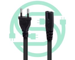 C7 Stroomkabel - 1.5 Meter Power Kabel - Randaarde AC Stekker | Computer LCD monitor en TV scherm PS1 / PS2 / PS3 / PS4 Slim / PS5 / Saturn / Radio / Speaker / Printer | Voedings kabel | Apparaat snoer — cadeau in Cadeau-ideeën